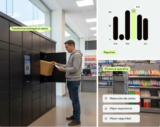 Mapa de lockers Safe in the Box